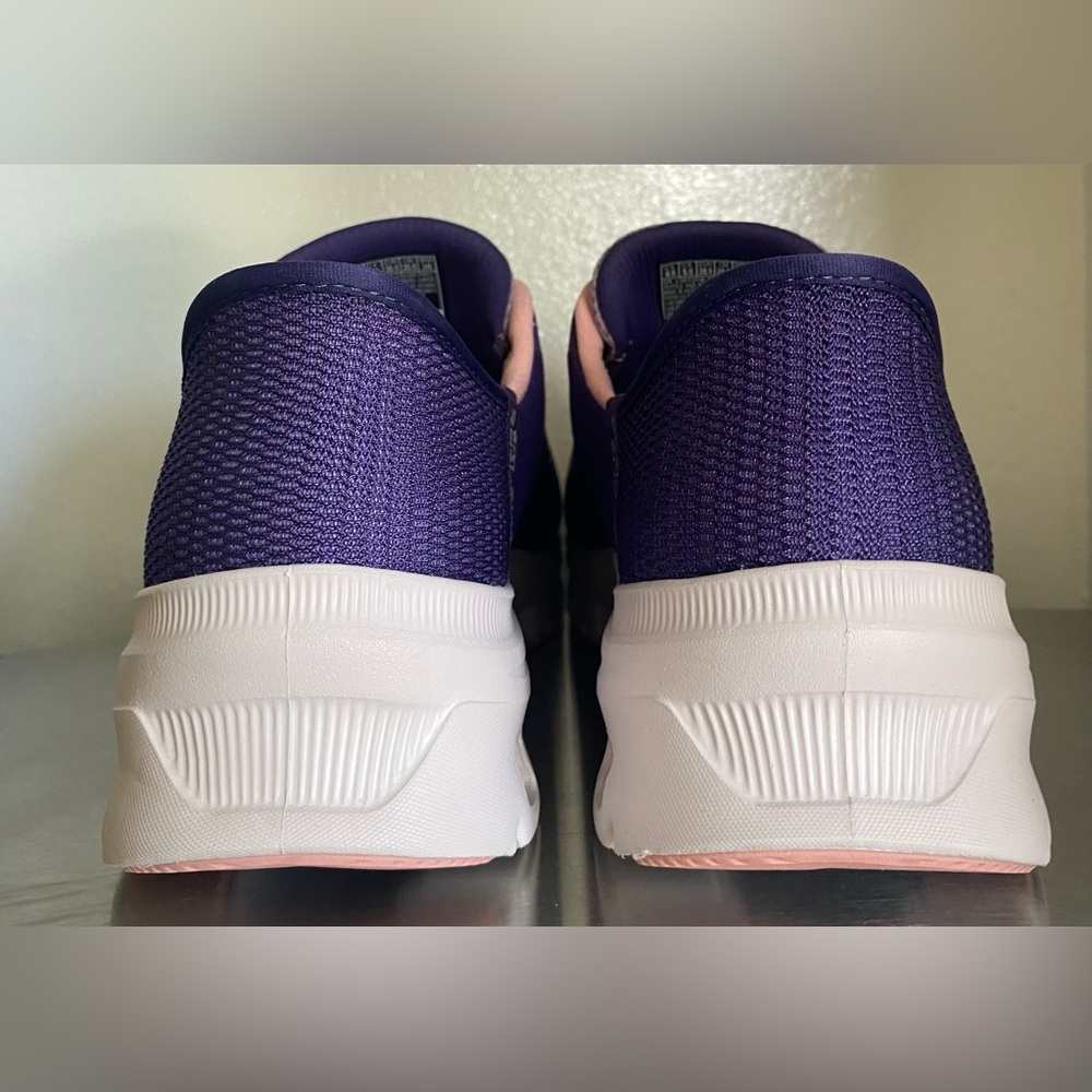 SKECHERS GLIDE STEP PRO SLIP INS Women's Purple and Pink Athletic Sneakers - Picture 12 of 15
